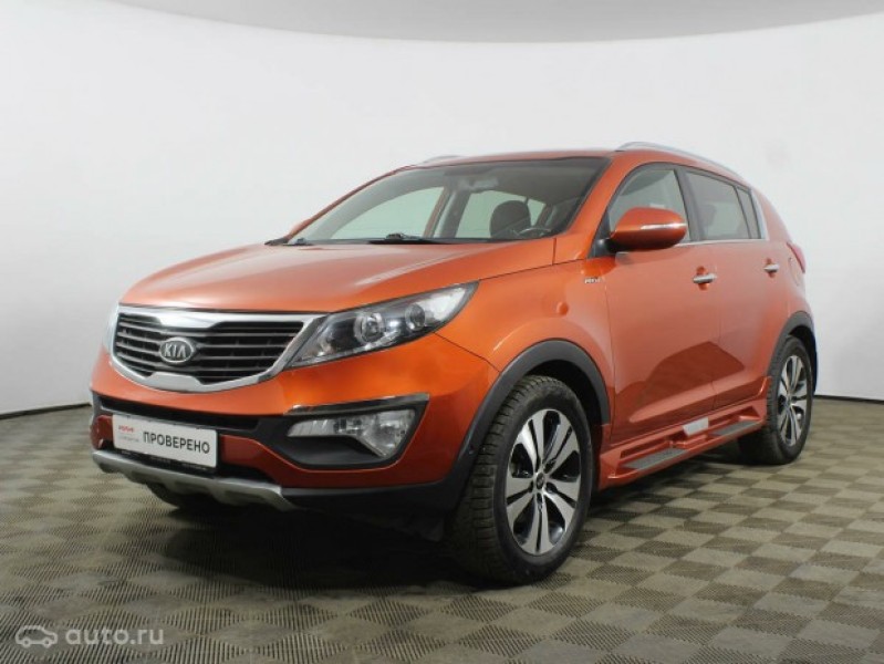 Автомобиль Kia, Sportage, 2012 года, AT, пробег 135353 км