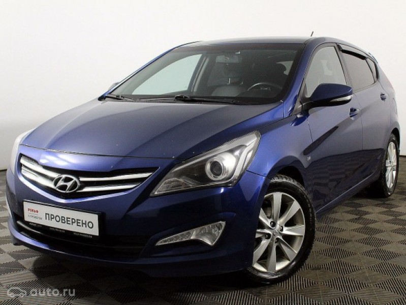 Автомобиль Hyundai, Solaris, 2015 года, AT, пробег 111826 км