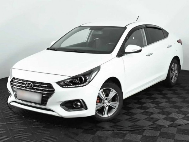 Автомобиль Hyundai, Solaris, 2018 года, AT, пробег 95398 км