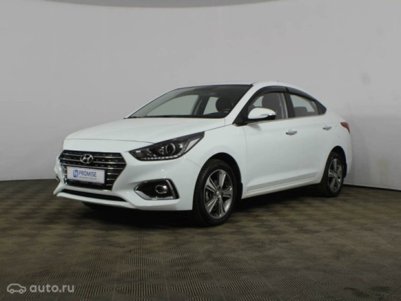 Автомобиль Hyundai, Solaris, 2018 года, AT, пробег 4132 км